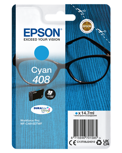 Epson 408 ciano Cartuccia d'inchiostro
