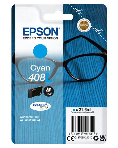 Epson 408L ciano Cartuccia d'inchiostro