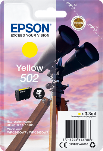 Epson 502 giallo Cartuccia d'inchiostro