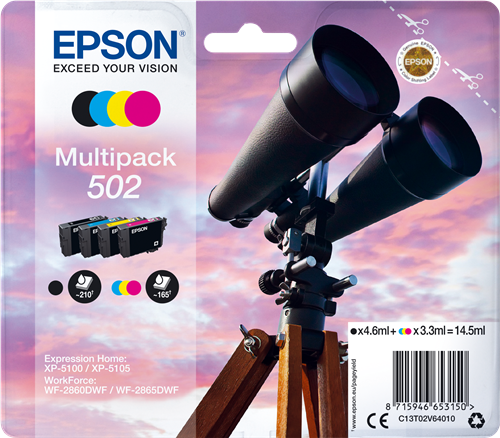 Epson 502 Multipack nero / ciano / magenta / giallo