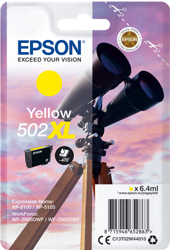 Epson 502XL giallo Cartuccia d'inchiostro