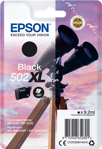 Epson 502XL nero Cartuccia d'inchiostro