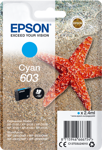 Epson 603 ciano Cartuccia d'inchiostro