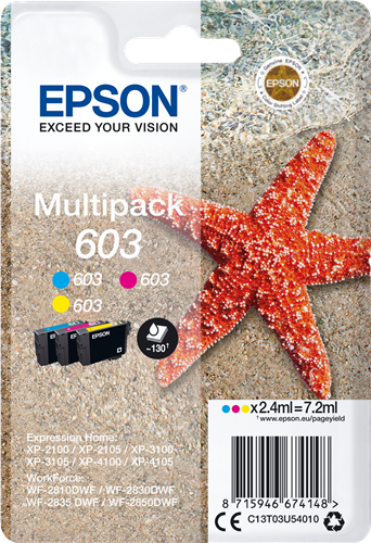 Epson 603 Multipack ciano / magenta / giallo