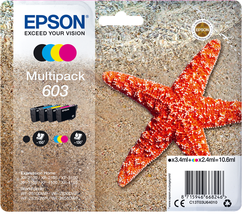 Epson 603 Multipack nero / ciano / magenta / giallo