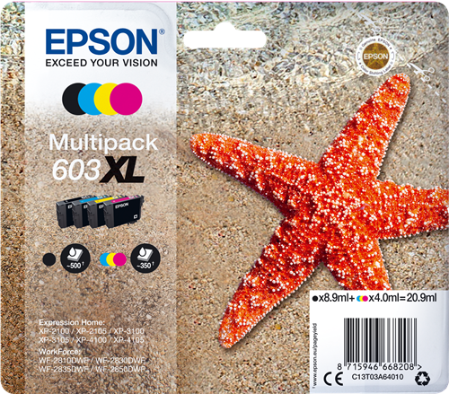 Epson 603XL Multipack nero / ciano / magenta / giallo