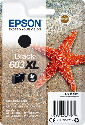 Epson 603XL nero Cartuccia d'inchiostro