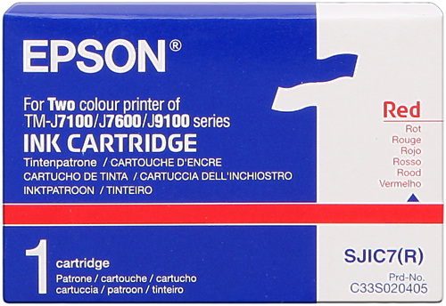 Epson SJIC7-R Rosso Cartuccia d'inchiostro