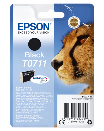 Epson T0711 nero Cartuccia d'inchiostro