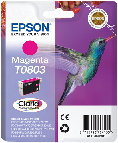Epson T0803 magenta Cartuccia d'inchiostro