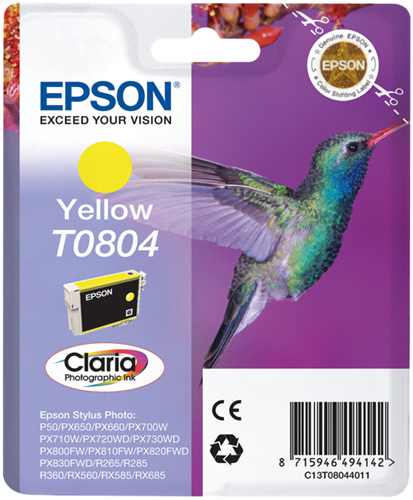 Epson T0804 giallo Cartuccia d'inchiostro