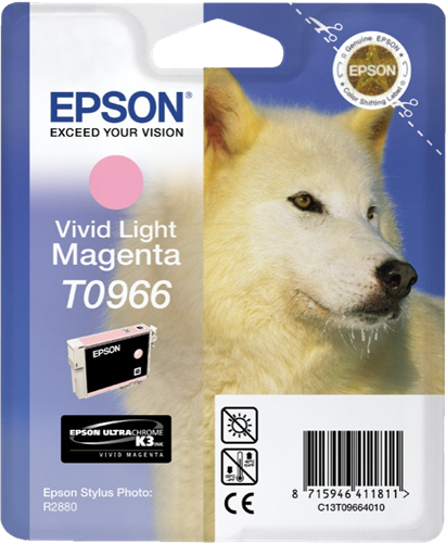 Epson T0966 magenta (chiaro) Cartuccia d'inchiostro