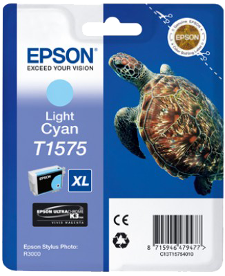 Epson T1575 XL ciano (chiaro) Cartuccia d'inchiostro