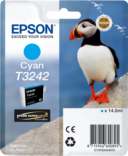 Epson T3242 ciano Cartuccia d'inchiostro