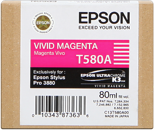 Epson T580A magenta Cartuccia d'inchiostro