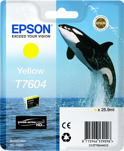 Epson T7604 giallo Cartuccia d'inchiostro