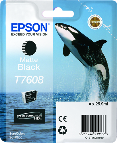 Epson T7608 Nero (opaco) Cartuccia d'inchiostro