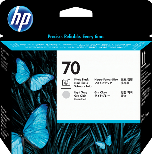 HP 70 Testina per stampa Nero (Foto) / grigio (chiaro)