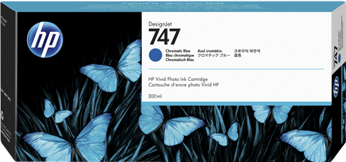 HP 747 Blu Cartuccia d'inchiostro