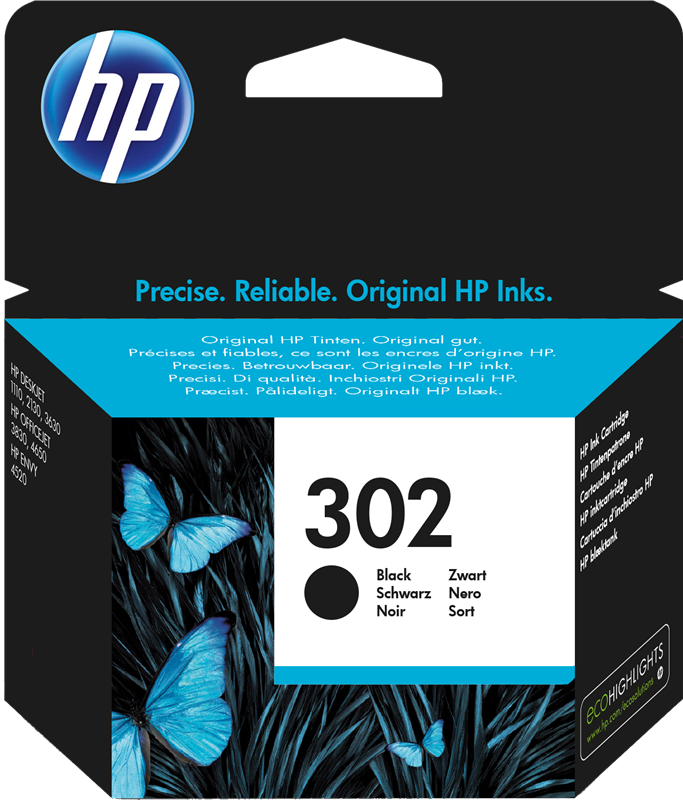 Cartuccia d'inchiostro Compatibile rigenerato HP 302 XL nero garantito