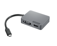 Lenovo Travel Hub Gen2 - Docking station - USB-C Grigio