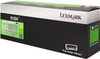 Lexmark 512H nero toner