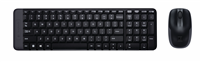 Logitech MK220 - Set tastiera e mouse nero