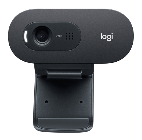 Logitech C505e HD Webcam nero