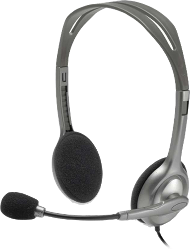 Logitech Stereo Headset H110 nero / Argento
