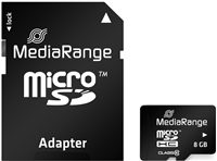 MediaRange Scheda di memoria 8 GB 