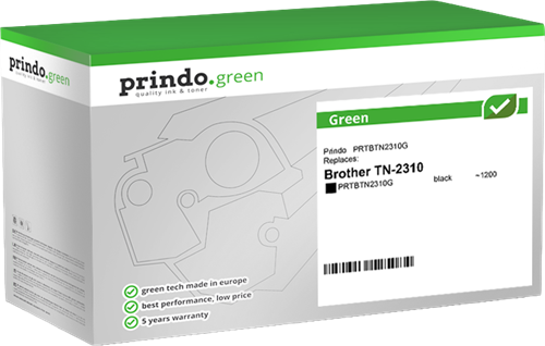 Toner per Brother MFC L2700DW Originale TN2310 Nero 1.200 Pagine