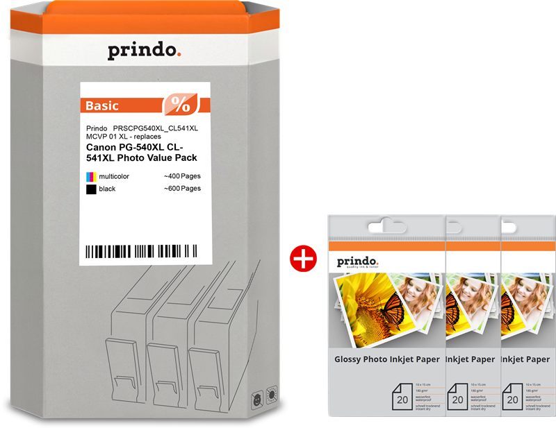 Prindo Basic XL nero / differenti colori Value Pack