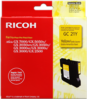 Ricoh cartuccia gelo 405543 / GC-21Y giallo