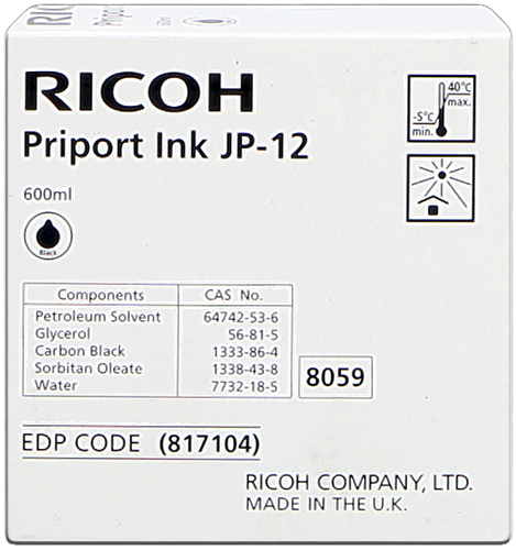 Ricoh 817104 nero Cartuccia d'inchiostro
