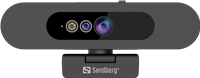 Sandberg Webcam Face Scan nero